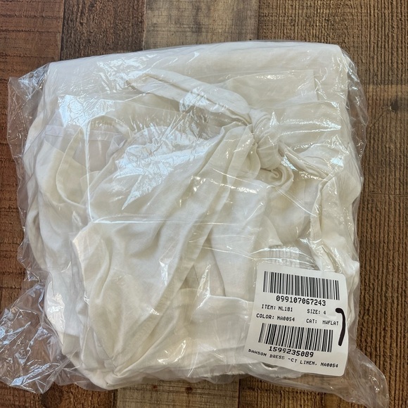 Madewell Double-Tie Cutout Sweetheart Midi Dress NL181 white - Picture 5 of 7